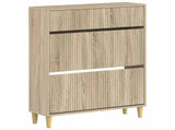 Shoe Cabinet ARNHEM 78 x 24 x 103 cm Engineered Wood Sonoma Oak 896657