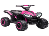 12V Ride-On Quad Bike w/ Music, Horn, for Ages 3-5 Years - Pink T3398P348326