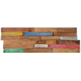 Wall Cladding Panels 10 pcs 1.03 m Solid Teak Wood 326169