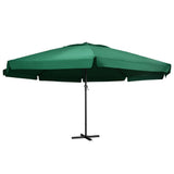 Garden Parasol Green 100% Polyester with PA coating, Aluminium, Steel 47371