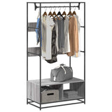 Wardrobe Grey Sonoma 90x50x180 cm Engineered Wood 849297