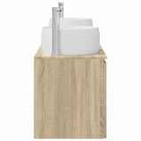 Bathroom Cabinet Set 3 pcs Sonoma Oak 49.5 x 44.5 x 66 cm 3405709