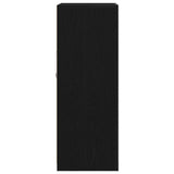 LED Sideboard Black Oak 60.5 x 37 x 100 cm Engineered Wood 863017