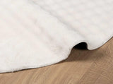 Area Rugs Round SIROLO Cream 160 CM Polyester 42022737