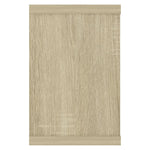 Wall Cube Shelf 6 pcs Sonoma Oak 60x15x23 cm Engineered Wood 807144