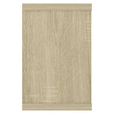 Wall Cube Shelf 6 pcs Sonoma Oak 60x15x23 cm Engineered Wood 807144