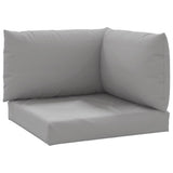 Pallet Cushions 3 pcs Grey Oxford Fabric 361774