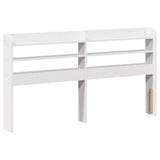 Bed Frame with Headboard without Mattress White 140x200 cm 3306737