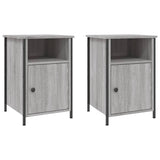 Bedside Cabinets 2 pcs Grey Sonoma 40x42x60 cm Engineered Wood 825920