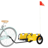 Bike Trailer Yellow Oxford Fabric and Iron 94162