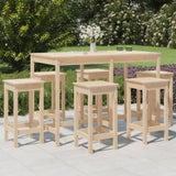7 Piece Garden Bar Set Solid Wood Pine 3154755