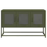 ZNTS TV Cabinet Olive Green 100.5x39x60.5 cm Cold-rolled Steel 853342