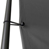 Gazebo Anthracite 3x3 m 180 g/m Fabric and Steel 362462