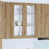 Hanging Cabinet Artisan Oak 80 x 31 x 100 cm Engineered Wood 884401
