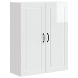 Wall Cabinet PORTO High Gloss White 80 x 31 x 100 cm 885499