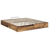 Ottoman Bed Frame Old Wood 160 x 200 cm Engineered Wood 3409219