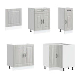 11 Piece Kitchen Cabinet Set "Kalmar" Grey Sonoma Engineered Wood 3314887