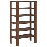 Shoe Rack Brown Oak 61x32x105 cm Engineered Wood 859866