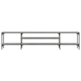 TV Cabinet Grey Sonoma 201x35x45 cm Engineered Wood&Iron 831816