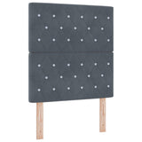 ZNTS Bed Frame Dark Grey 80x200 cm Velvet 3344838