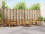 Outdoor Sofa Set 8 pcs Natural Solid Acacia Wood 3366137