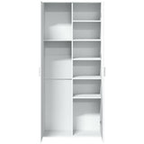 Highboard White 80x35x180 cm Engineered Wood 3276651