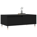 Coffee Table Black 90x50x36.5 cm Engineered Wood 830797