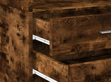 Highboard Smoked Oak 45x42.5x185 cm Engineered Wood 3281452