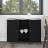 Sideboard Black Oak 100 x 35 x 70 cm 869096