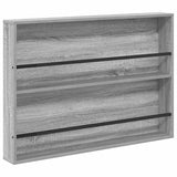 Magazine Rack with Shelf 2 pcs Grey Sonoma 100 x 12 x 70 cm 890859