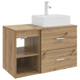 Bathroom Furniture Set 2 pcs Artisan Oak Engineered Wood 3403895