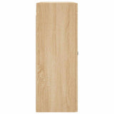 Wall Mounted Cabinet Sonoma Oak 69.5x34x90 cm Engineered Wood 834989