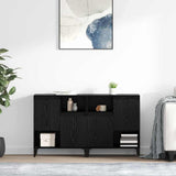 Sideboards 2 pcs Black Oak 60 x 35 x 70 cm Engineered Wood 3415601