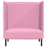 Highback Sofa Pink 109 x 56 x 121 cm Fabric 42010843