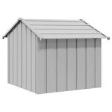 Dog House with Roof 85x107x81 cm Galvanised Steel 4100914