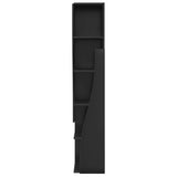 Corner Cabinet 27.5x27x140cm Engineered Wood Black 889866