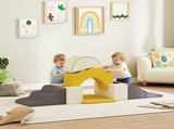 7 Piece Kids Soft Play Set with Detachable Cover, Baby Indoor Climb and Crawl Foam Toy for Toddlers, T3398P553442