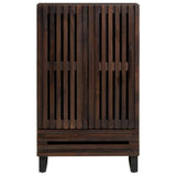 Highboard Brown 60x34x100 cm Solid Wood Mango 377586