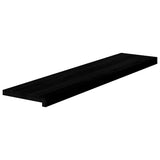 Stair Treads 4 pcs Brown Black 110x30x2 cm Solid Wood Oak 3283023