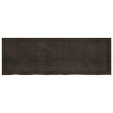 Table Top Dark Brown 180x60x cm Treated Solid Wood Oak 3156456