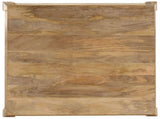 Coffee Table 80x80x40 cm Solid Mango Wood 247111