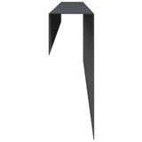 Garden Cover Profile 10 pcs 100 x 6 x 15 cm Steel Anthracite 8012953