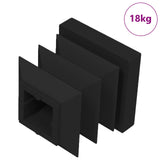 End Caps 10909 pcs Black 15 x 15 x 15 mm PP 864858