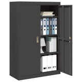 Storage Cabinet Black 90 x 40 x 140 cm Steel 3406160