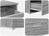 Drawer Cabinet with Wheel Grey Sonoma 55 x 45 x 31 cm 869311