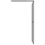 Walk-in Shower Screen 80x195 cm Dark Tempered Glass 151884