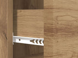 Drawer Cabinet Artisan Oak 33 x 34.5 x 90 cm Engineered Wood 895544