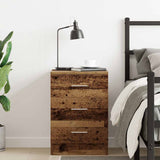 Bedside Cabinet Old Wood 38x35x55 cm Engineered Wood 861124