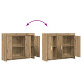 Sideboard Artisan Oak 98.5 x 33 x 80 cm Engineered Wood 8011130
