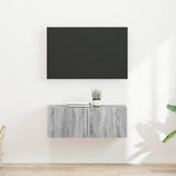 TV Wall Cabinet 2 pcs Grey Sonoma 39 x 31 x 29.5 cm 892182